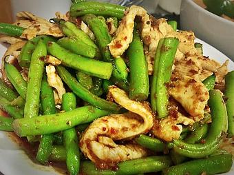 Product: Spicy Green Bean with Chicken - Supannee House of Thai in San Diego, CA Seafood Restaurants