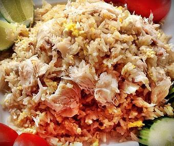 Product: Baja Stone Crab Fried Rice - Supannee House of Thai in San Diego, CA Seafood Restaurants