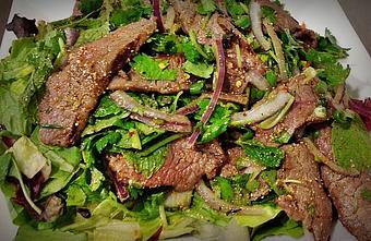 Product: Waterfall Salad with Beef - Supannee House of Thai in San Diego, CA Seafood Restaurants