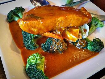 Product: Choo-Chi Wild Salmon - Supannee House of Thai in San Diego, CA Seafood Restaurants