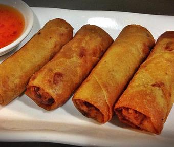 Product: Chicken Egg Rolls - Supannee House of Thai in San Diego, CA Seafood Restaurants