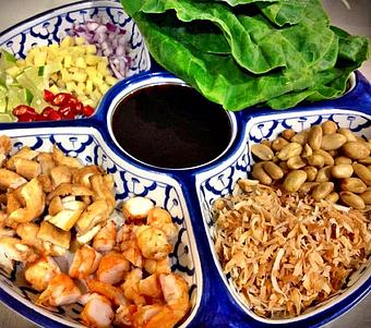 Product: Miang Kam Wraps - Supannee House of Thai in San Diego, CA Seafood Restaurants