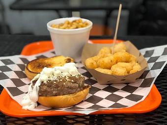 Product - Super Stuffed Burgers in Springfield Township, NJ Hamburger Restaurants