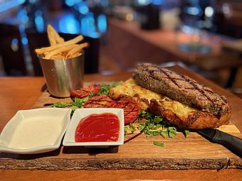 Product: New York Steak Sandwich - SUR at the Barnyard in The Barnyard Shopping Village - Carmel, CA American Restaurants
