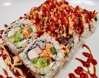 Product: S36. Monster Signature Roll - Sushi Time in Dexter, MI Japanese Restaurants