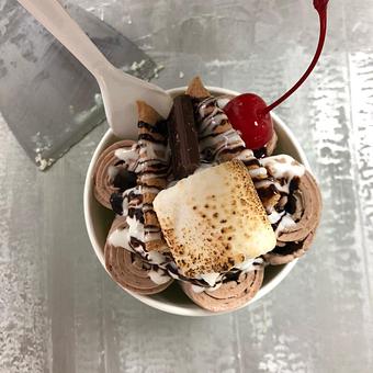 Product - Sweet Swirls Rolled Ice Cream in "Uptown Ankeny" - Ankeny, IA Dessert Restaurants Product - Sweet Swirls Rolled Ice Cream in "Uptown Ankeny" - Ankeny, IA Dessert Restaurants