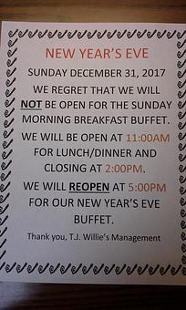 Product - TJ Willie's Fine Food & Spirits in Tiffin, OH Diner Restaurants