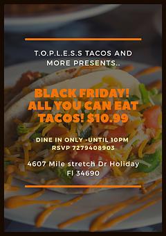 Product - T.O.P.L.E.S.S. Tacos and More,Port Richey in Port Richey, FL Latin American Restaurants