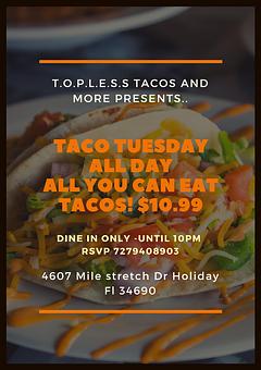 Product - T.O.P.L.E.S.S. Tacos and More,Port Richey in Port Richey, FL Latin American Restaurants