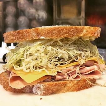 Product: Classic Mortadella Sandwich - Tails & Trotters in Portland, OR Sandwich Shop Restaurants