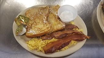 Product: Griddle Combo with French Toast - Tallchief Diner in Irving, NY Diner Restaurants