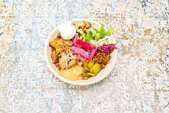 Product: Chicken Shawarma Bowl - TAZA Shawarma and Falafel in Falls Church, VA Coffee, Espresso & Tea House Restaurants