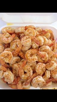 Product: Atlantic white peeled and deveined shrimp - Te'jun The Texas Cajun in Robinson, TX Cajun & Creole Restaurant