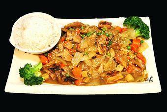 Product: Curry Rice - Teriyaki Bento in Right Behind 7Eleven,  Same Mall with Padington's Pizza - Salem, OR Japanese Restaurants