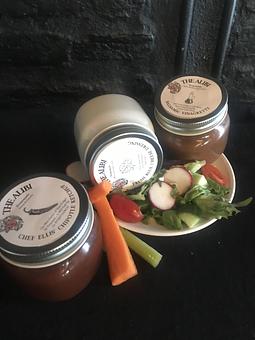 Product: Balsamic Dressing, Blue Cheese Dressing and Chipotle Ketchup - The Alibi in Washington, DC American Restaurants