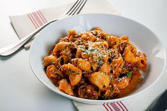 Product: veal shoulder bolognese, pecorino romano - The Alley in Miami Beach, FL Italian Restaurants