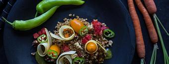 Product: Ancient Grain Salad - Fall 2015 - The Asbury in Uptown Charlotte - Charlotte, NC American Restaurants