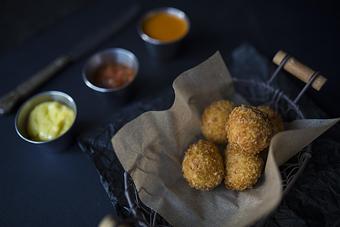 Product: choice of sauce: bacon aioli, buffalo, or tomato chutney - The Asbury in Uptown Charlotte - Charlotte, NC American Restaurants