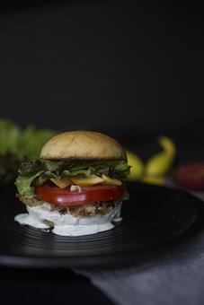Product: Oat + Bean Patty - The Asbury in Uptown Charlotte - Charlotte, NC American Restaurants