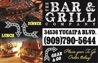 Product - The Bar & Grill Company in Yucaipa, CA Bars & Grills