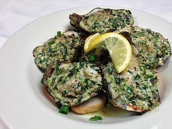 Product: Char-grilled Oysters - The Caboose Restaurant in Located in Beautiful Downtown McComb - McComb, MS Cajun & Creole Restaurant