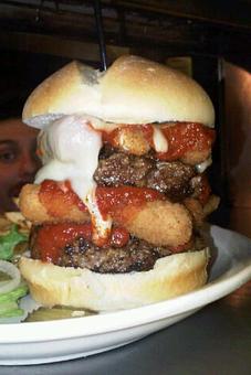 Product: Double Mighty Mozzarella Burger - The Concord Grill in Affton - Saint Louis, MO American Restaurants