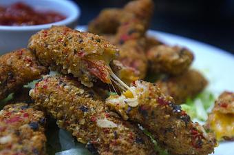 Product: Tortilla Cheese Sticks - The Courtyard Grill at Bourbon Heat in French Quarter - New Orleans, LA Bars & Grills