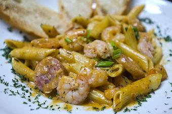 Product: Bayou Lafourche Pasta - The Courtyard Grill at Bourbon Heat in French Quarter - New Orleans, LA Bars & Grills