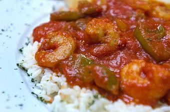 Product: Shrimp Creole - The Courtyard Grill at Bourbon Heat in French Quarter - New Orleans, LA Bars & Grills