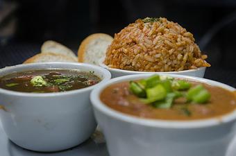 Product: Ray Ray's Combo - The Courtyard Grill at Bourbon Heat in French Quarter - New Orleans, LA Bars & Grills