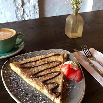 Product - The Crepe Shop in Chicago, IL Coffee, Espresso & Tea House Restaurants