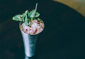 Product: Sherry, Pisco, Plum, Tarragon, Lemon Bitters, Pistachio - The Fiscal Agent in Studio City, CA Restaurants/Food & Dining