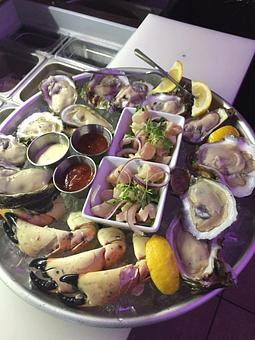 Product: seafood platter assorted shellfish Build your plate - The Fish House in Miami, FL Seafood Restaurants