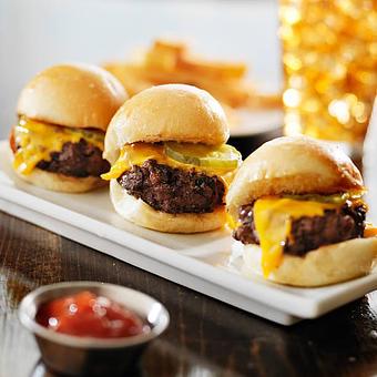 Product: Slider Burgers All Monday... - The Hub Bar and Grill in CENTRALIA, WA Bars & Grills