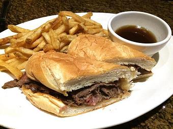 Product: House Made Roast Beef,Au Jus and Horseradish Sauce. - The Hub Bar and Grill in CENTRALIA, WA Bars & Grills