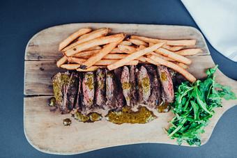 Product: Chimichurri Skirt Steak - The Office Tavern Grill in East Hanover, NJ Sports Bars & Lounges