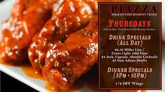 Product - The Piazza in Fox Valley Mall - Aurora, IL Bars & Grills