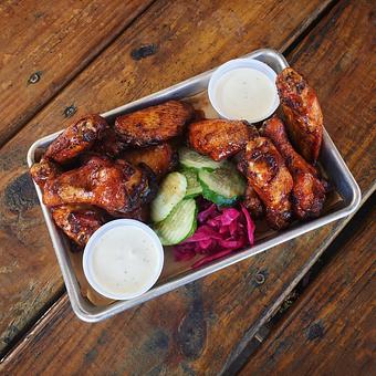 Product: Pepsi-Cola Smoked Wings - The Pig & Pint in Historic Fondren - Jackson, MS Barbecue Restaurants