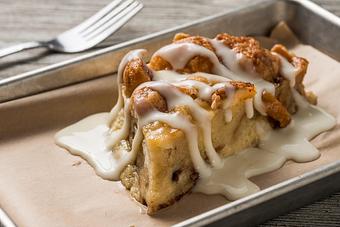 Product: White Chocolate & Cranberry Bread Pudding - The Pig & Pint in Historic Fondren - Jackson, MS Barbecue Restaurants