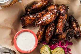 Product: Pepsi-Cola Smoked Wings - The Pig & Pint in Historic Fondren - Jackson, MS Barbecue Restaurants