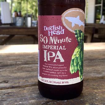 Product: Dogfish Head 90 Minute IPA - The Pig & Pint in Historic Fondren - Jackson, MS Barbecue Restaurants