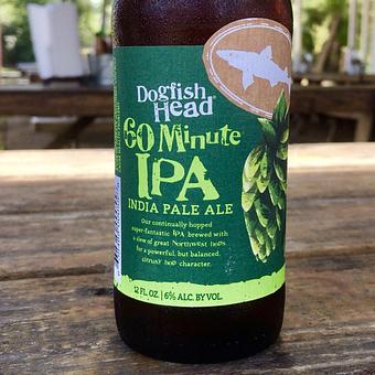 Product: Dogfish Head 60 Minute IPA - The Pig & Pint in Historic Fondren - Jackson, MS Barbecue Restaurants