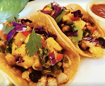 Product: Top Five Requested! Mango and Cauliflower Tacos!!!! - The Queen's Table in El Paso, TX Vegan Restaurants
