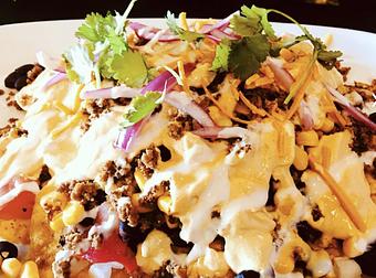 Product: The best nachos in El Paso! - The Queen's Table in El Paso, TX Vegan Restaurants