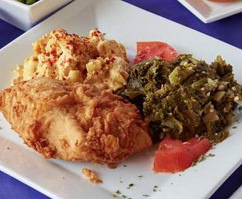 Product: Another one of our top five requested! Nobody Deep Frys UnChicken like the Queen! - The Queen's Table in El Paso, TX Vegan Restaurants