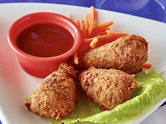 Product: Addictive! Try it Buffaloed, BBQed, Lemon Peppered, or Battered! Unforgettable! - The Queen's Table in El Paso, TX Vegan Restaurants
