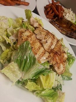 Product: Caesar with Grilled Chicken - The SaltBox Cafe in Kill Devil Hills, NC American Restaurants