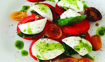 Product: Heirloom Caprese - The Shores Kitchen in Santa Monica, CA Hamburger Restaurants