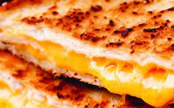 Product: Triple Grilled Cheese Sandwich/Panini - The Shores Kitchen in Santa Monica, CA Hamburger Restaurants