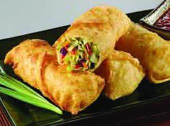 Product: Crunchy Egg Rolls - The Shores Kitchen in Santa Monica, CA Hamburger Restaurants